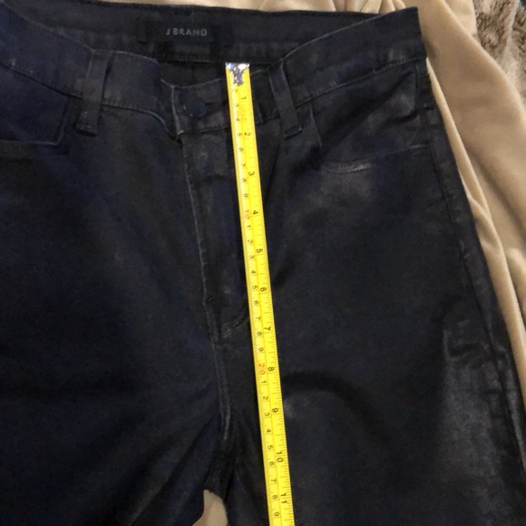 JBRAND Maria Coated Galactic Black 
High Rise Stretch Skinny Jeans - Picture 9 of 9